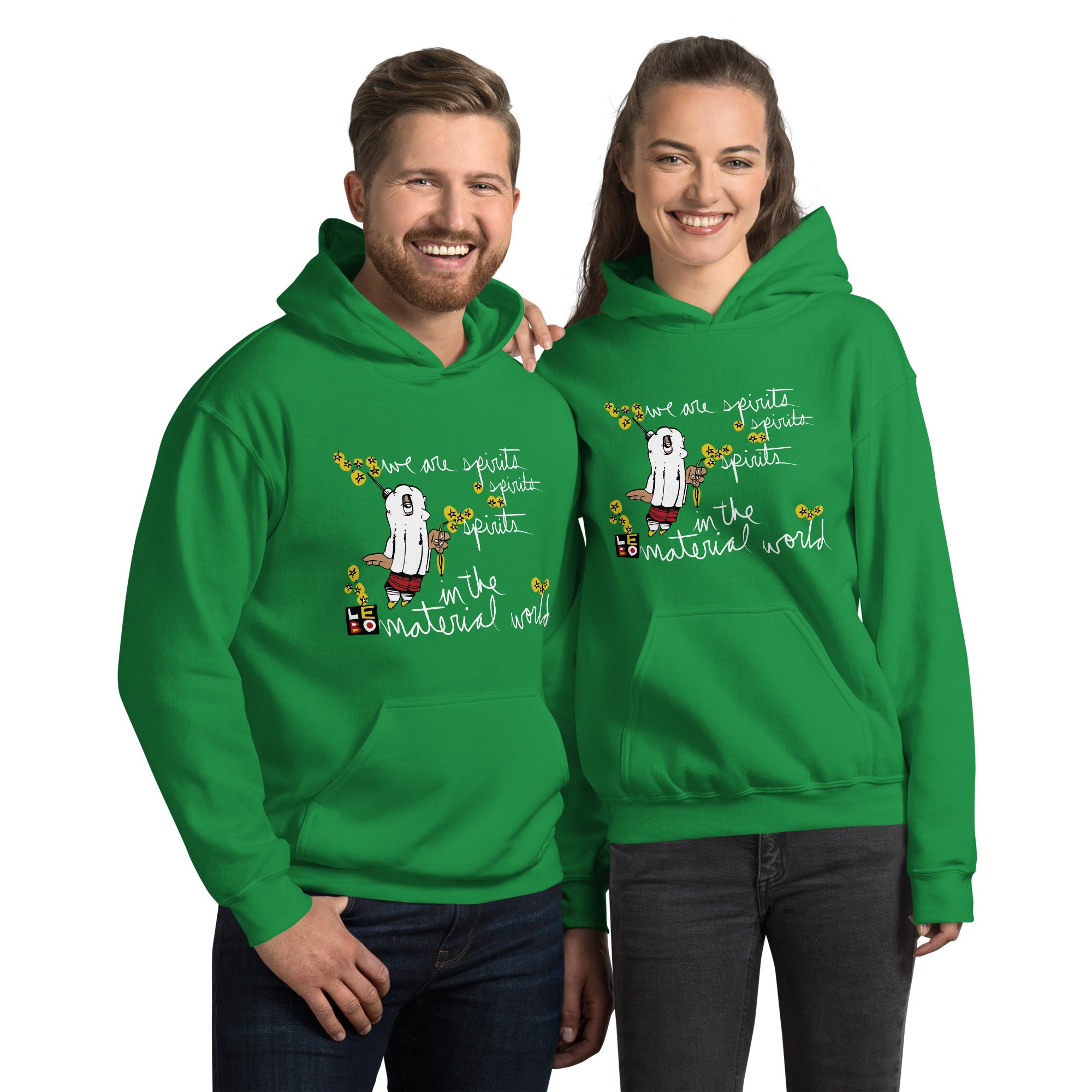 We Are Spirits in the Material World - Lebo Unisex Hoodie